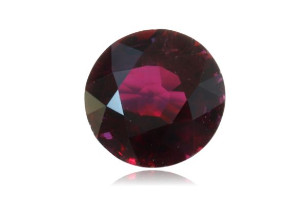 6.35mm faceted round ruby