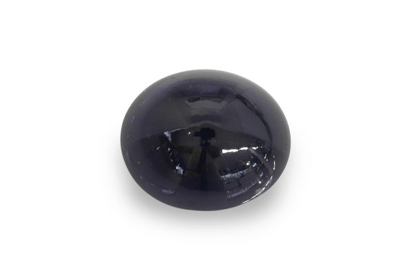 12.35 x 14.2mm Natural Blue Sapphire Cabochon – Close-Up