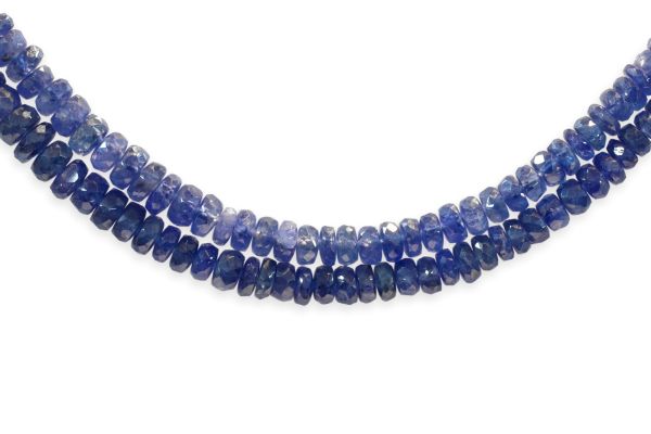 Sapphire Rondel Beads