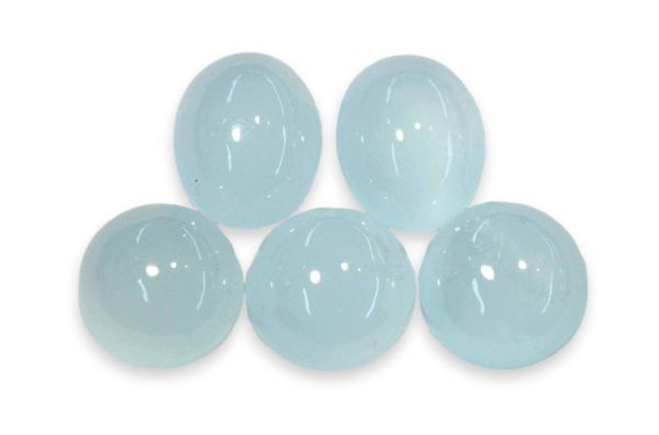Aquamarine Seafoam Cabochons 