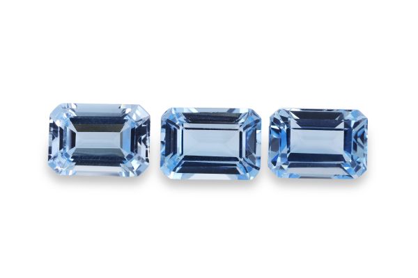 Sky Blue Topaz Faceted Octagon