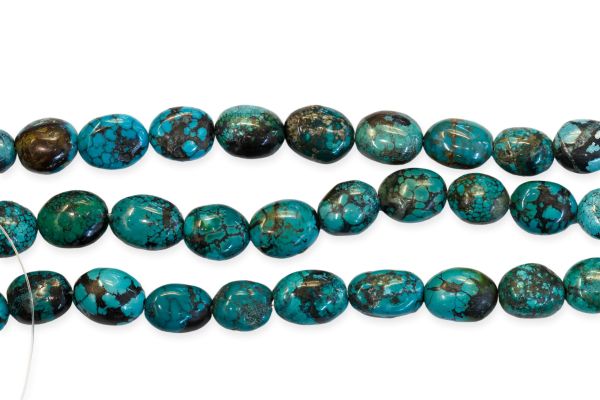 Turquoise Smooth Oval Beads