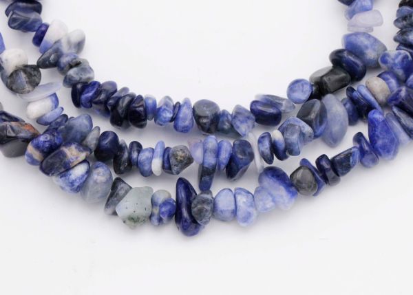 Sodalite Chips Bead Strands
