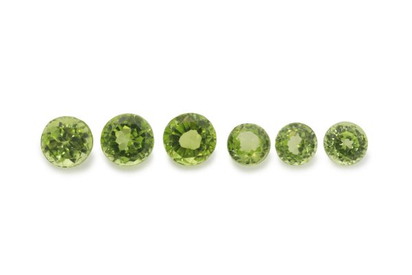 Faceted Round Peridot - Special Lot