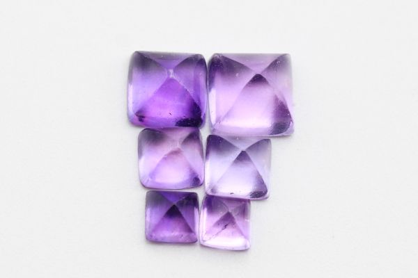 Square Amethyst Cabochon