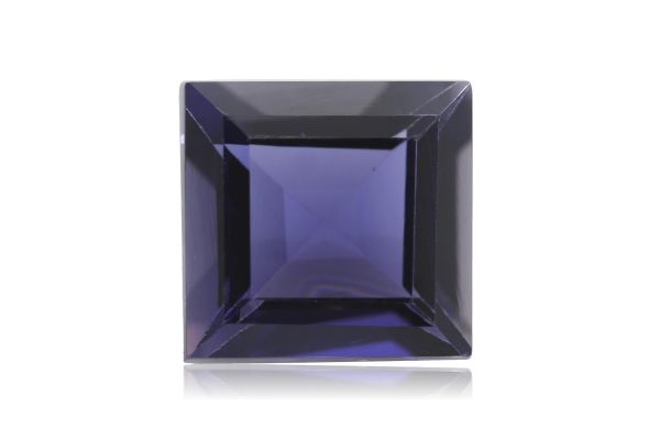 Square Faceted Iolite