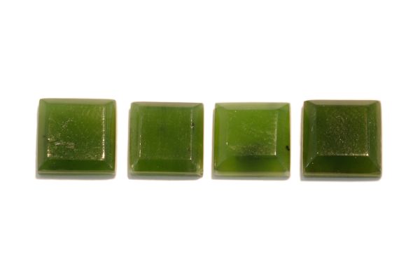 Square nephrite jade