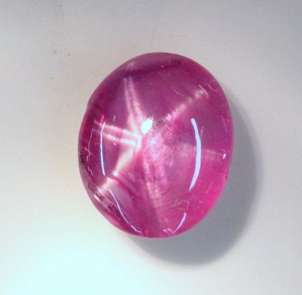 Star Ruby Oval Cabochon 8x8.9mm - 4.05 cts. Fine 