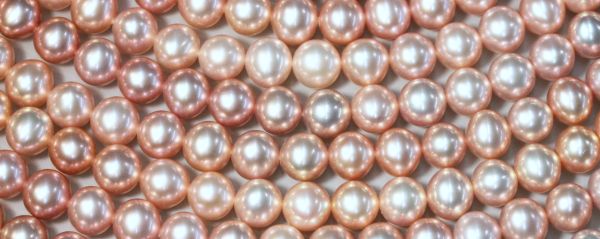 Freshwater Cultured Natural Color Round Pearl Strands - 6.5-7mm