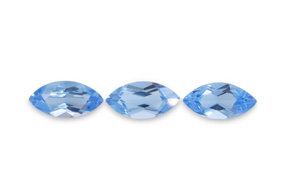 Swiss Blue Topaz Faceted Marquise 