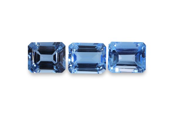 Swiss Blue Topaz Faceted Octagon