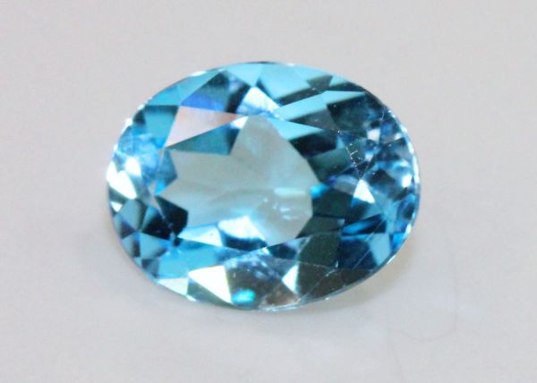 Swiss Blue Topaz Faceted Ovals