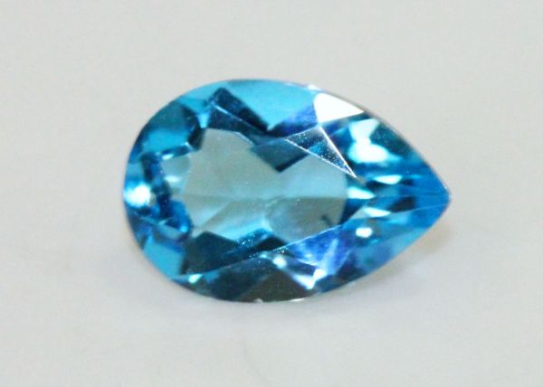 Swiss Blue Topaz Faceted Pears