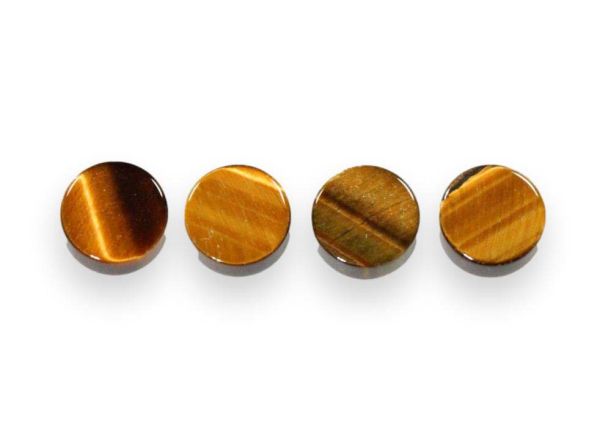 Tigereye Round Discs - 2mm Thick