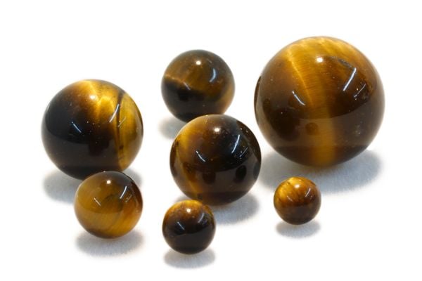 tigereye spheres