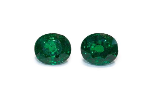 Oval Tsavorite Garnet Pair 1