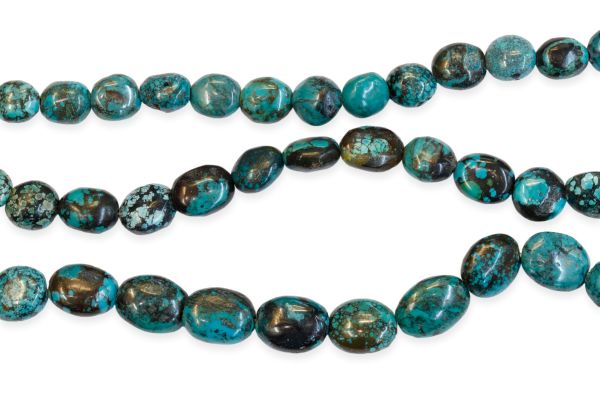 Turquoise Smooth Oval Bead Strands