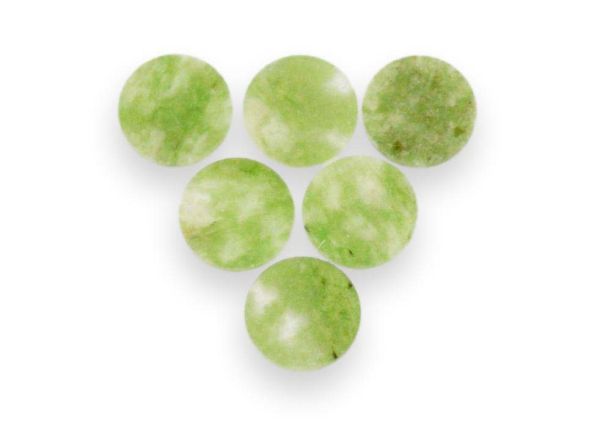 Wyoming Jade Round Discs - 0.5mm Thick