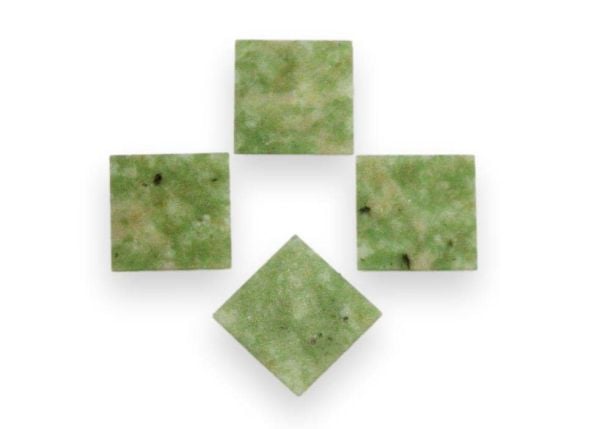 Wyoming Jade Square Tiles, 0.5mm  Thick