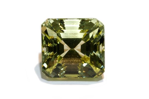 Natural yellow beryl octagon 1