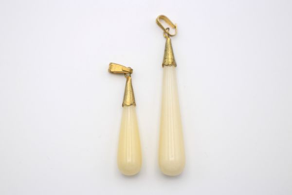 Yellow Quartzite Teardrops