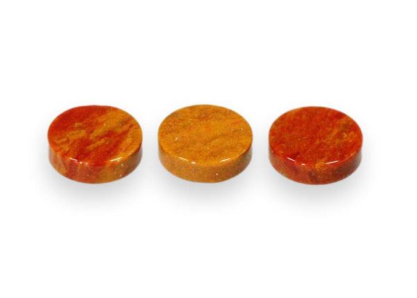 Yellow Jasper Round Discs, 7mm - 2mm Thick