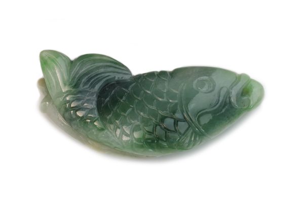 jadeite fish carving