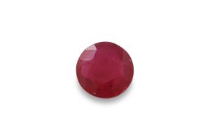 0.54 ct - Natural Ruby Faceted Round - 5.2 mm