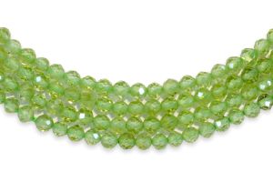 2mm Peridot Faceted Beads