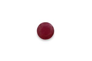Wholesale Red Ruby Faceted Round