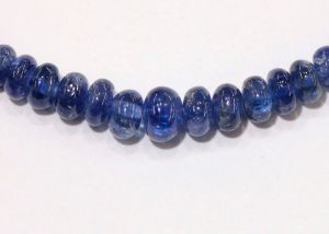 Sapphire Graduated Smooth Rondel Bead Strand 2.2-4mm
