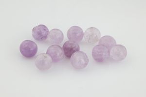 Wholesale 6 mm Cape Amethyst Beads Half Drilled