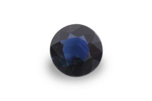 Wholesale 5.2mm Natural Blue Sapphire – Close-Up