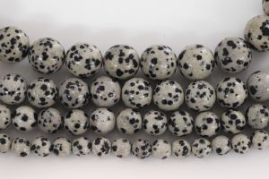 Dalmation Jasper Beads