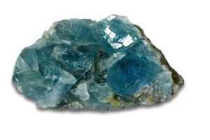 Blue Fluorite Crystal Specimen, 118 grams
