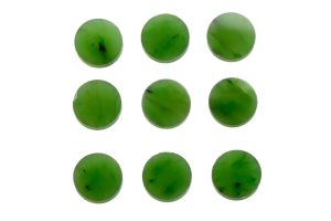 9mm Nephrite Jade Discs