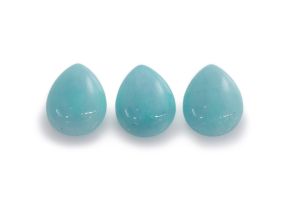 Amazonite Pear-Shaped Cabochons